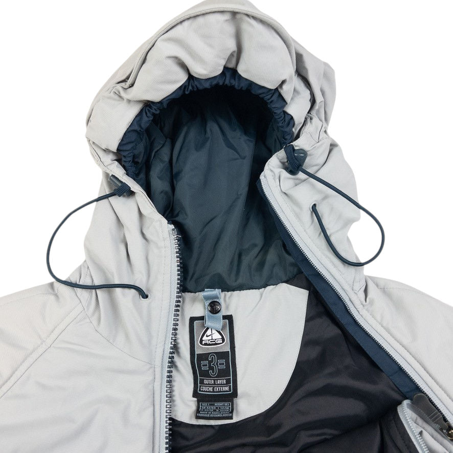 Vintage Nike ACG Asymmetrical Padded Double Zip Jacket Size XL