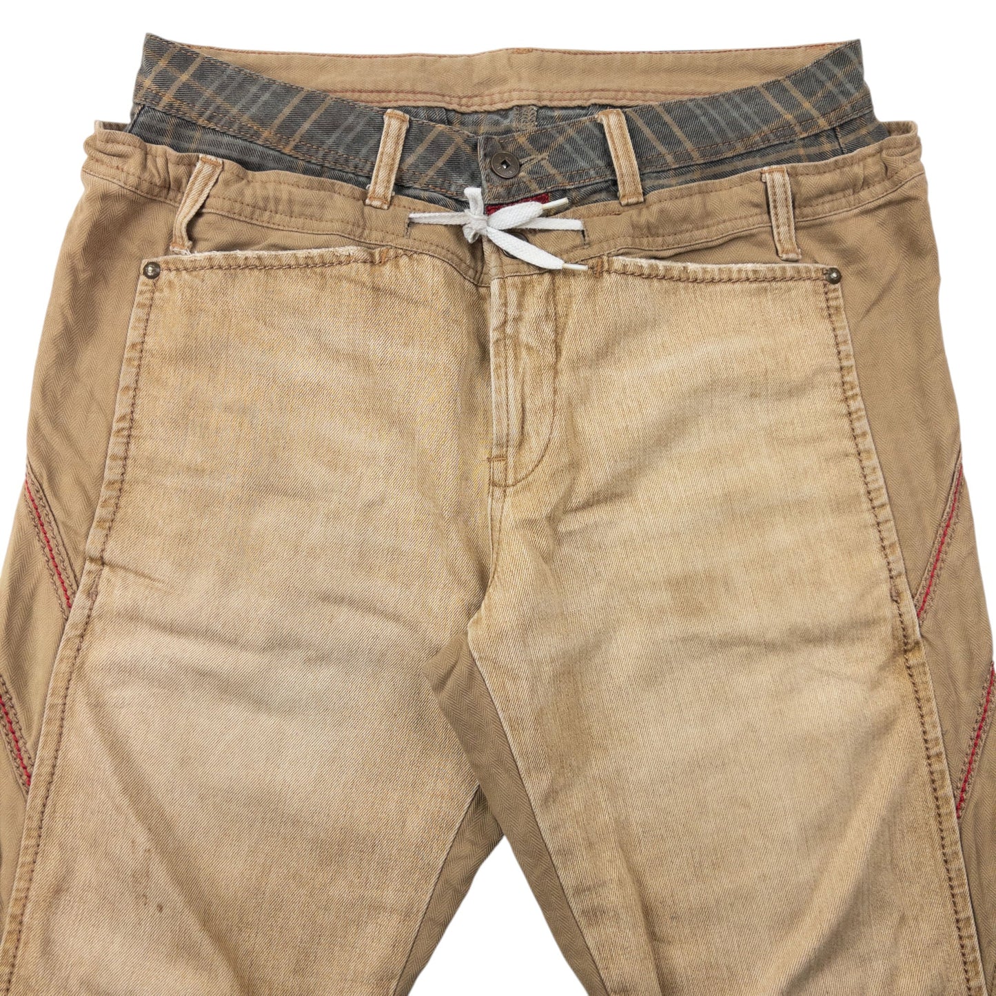 Vintage Marithe + Francois Girbaud Double Waist Denim Jeans Size W33