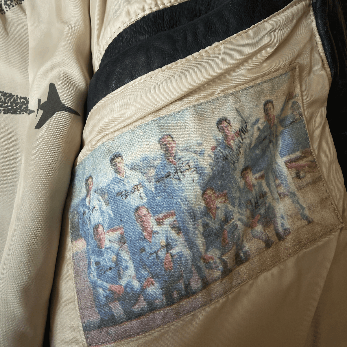 Avirex 1988 'Patrouille de France' A2 Leather Flight Jacket - S / M | S / M, Red