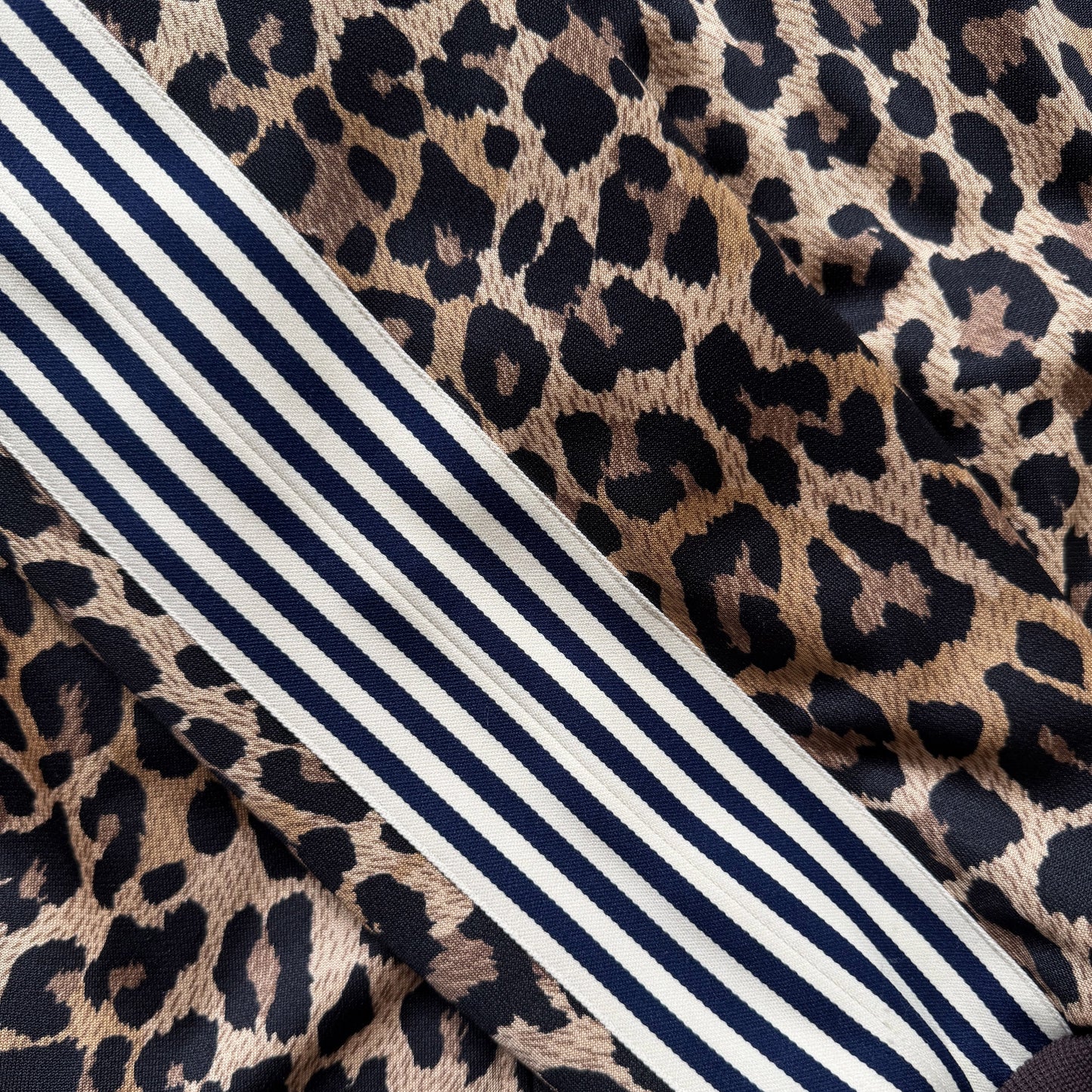 Kapital Smooth Jersey Stuntman & Woman Leopard Track Jacket - L | Large, Multicoloured