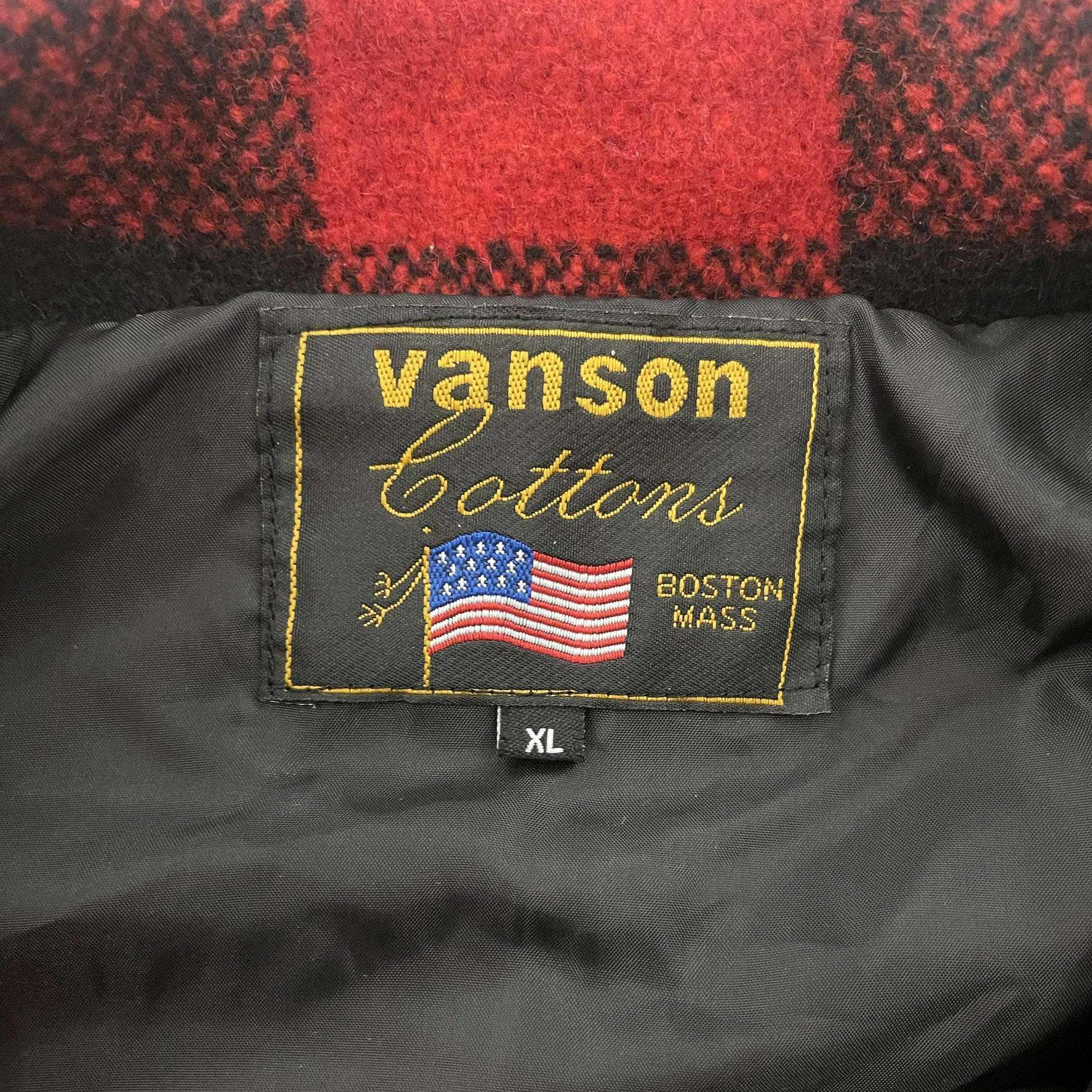 Vanson Leathers Buffalo Check Shirt Jacket - Known Source