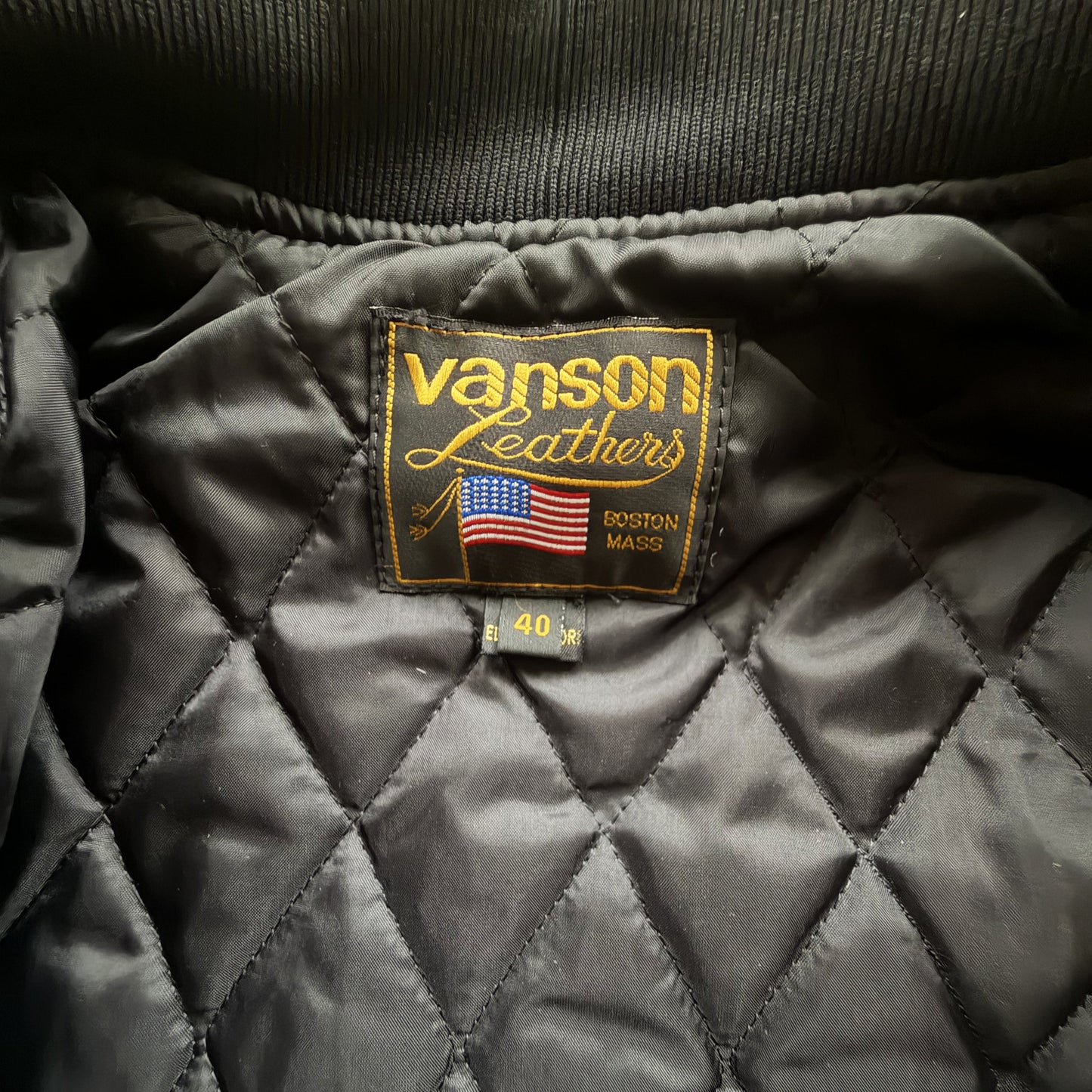 Vanson Leathers Race Team Varsity Jacket - S
