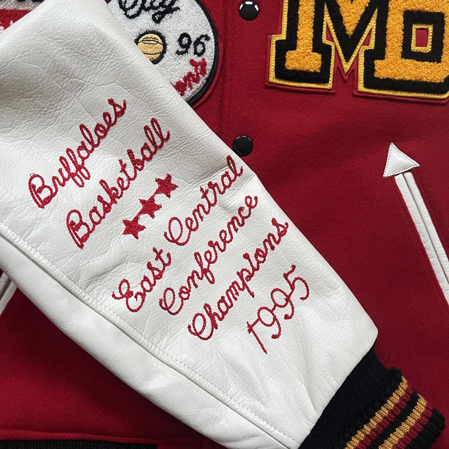 Whitesville 'Memphis Buffalos' Varsity Jacket - M