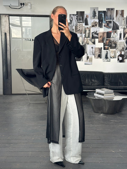 Giorgio Armani Le Collezioni 1990s Wool Single Breasted Blazer - 40R/M