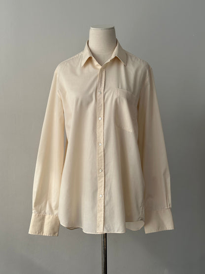 Christian Dior Chemises Paris 1990s Cotton Shirt - M