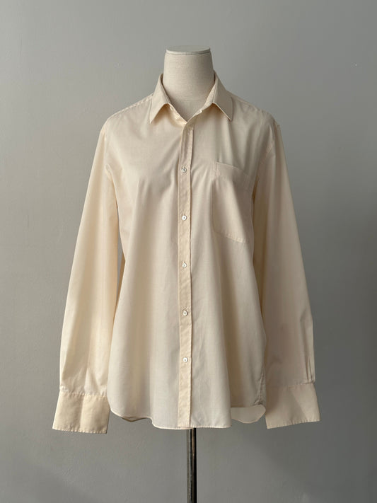 Christian Dior Chemises Paris 1990s Cotton Shirt - M