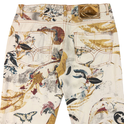 Vintage 2007 Roberto Cavalli Print Pattern Trousers Womens Size W31 | W31, Multi