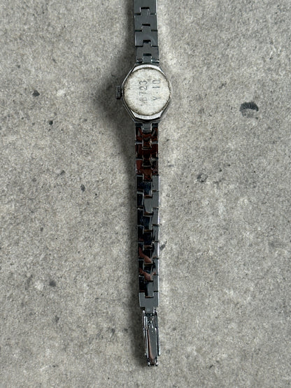 Regus 1970s Swiss Silver ToneJewel Mechanical Watch