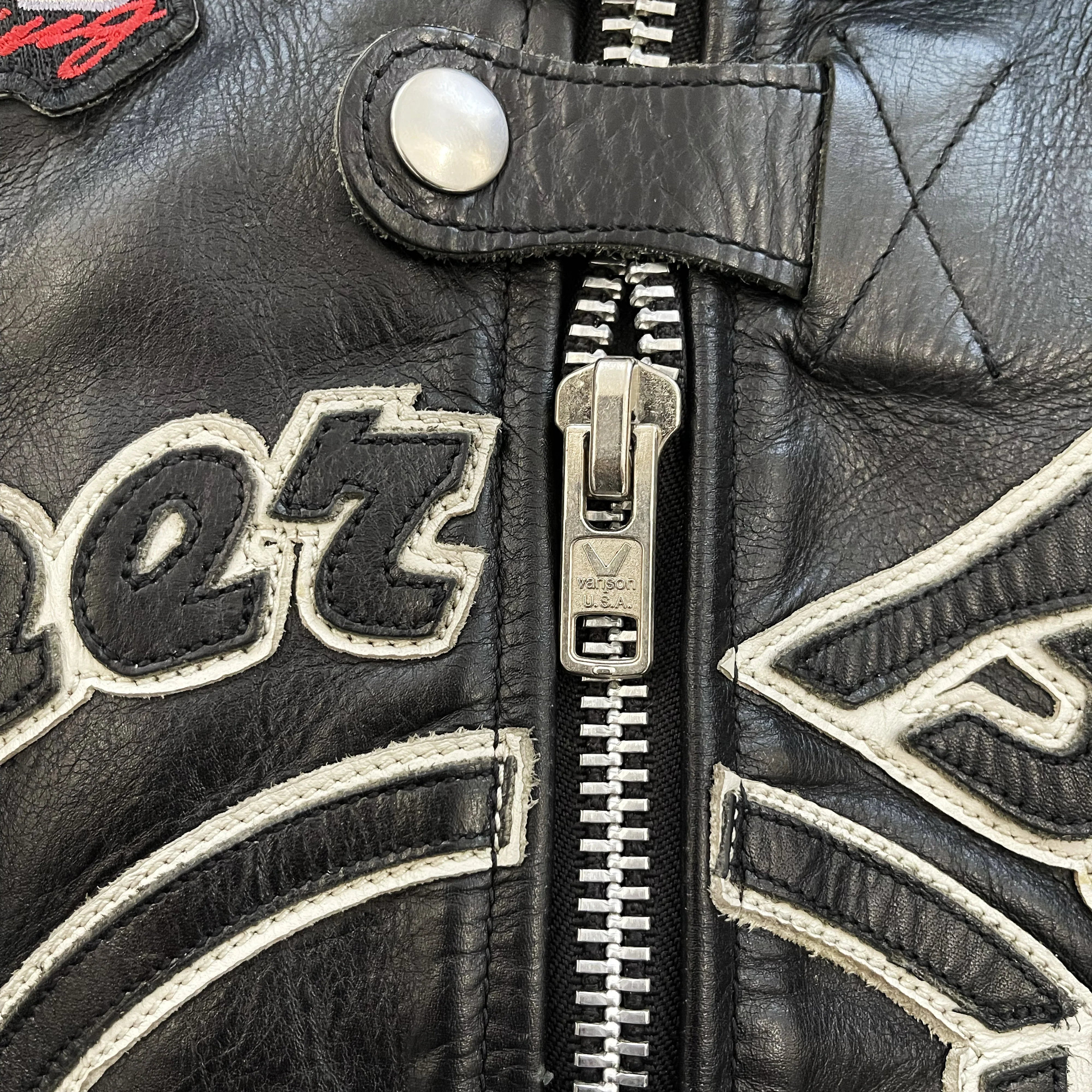 Vanson Leathers x Yellow Corn Motorcycle Racer Jacket - XL – Known