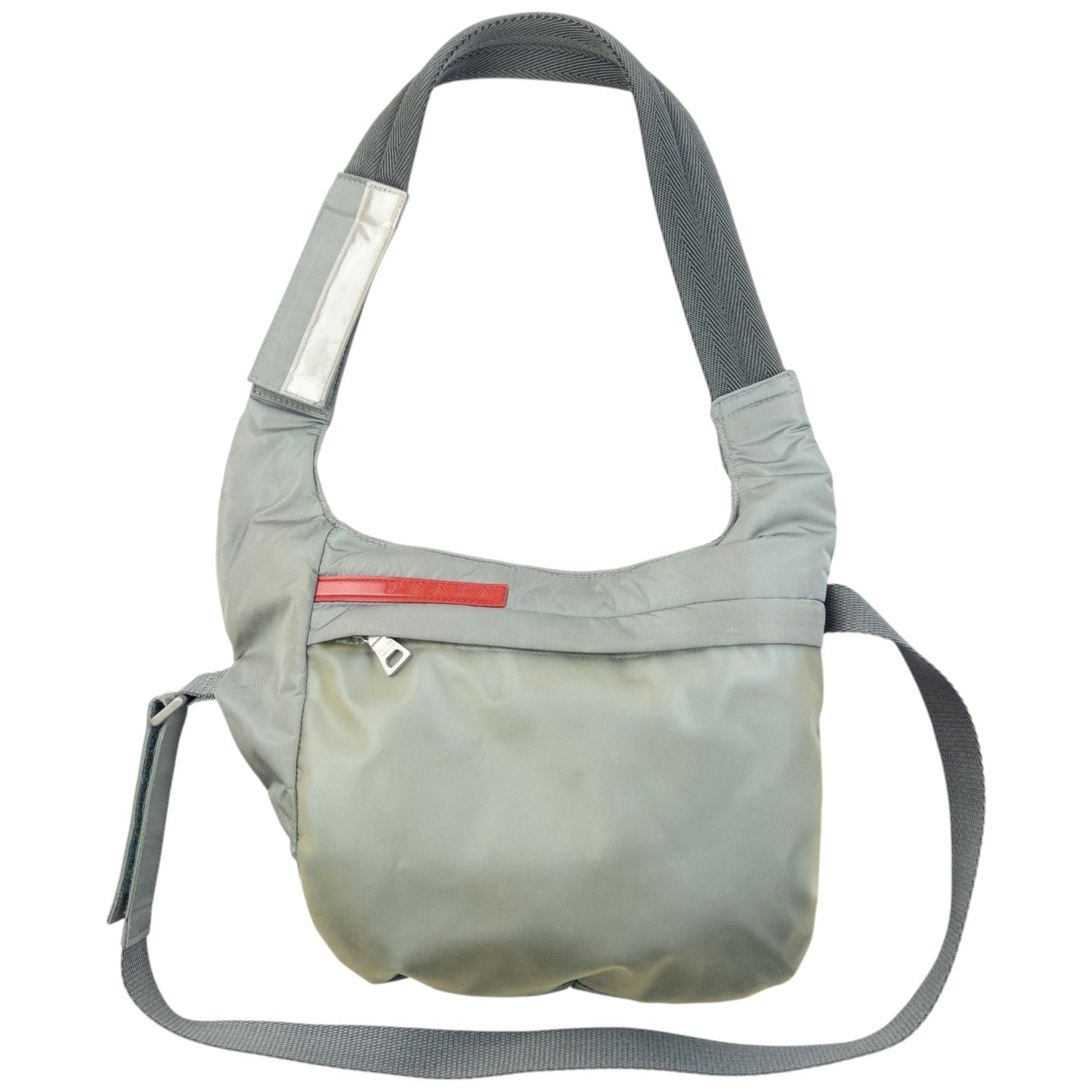 Vintage 1999 Prada Sport Runway Holster Rig Bag | O/S, Grey