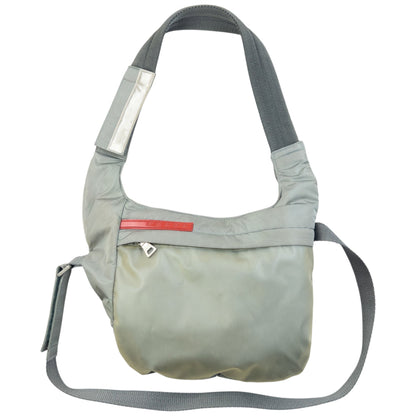 Vintage 1999 Prada Sport Runway Holster Rig Bag | O/S, Grey