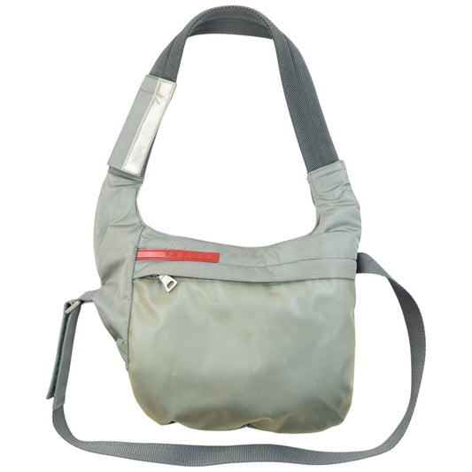 Vintage 1999 Prada Sport Runway Holster Rig Bag | O/S, Grey
