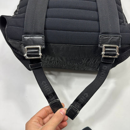 Dior x Stussy 2020 Riders Monogram Logo Nylon Backpack | O/S, Black