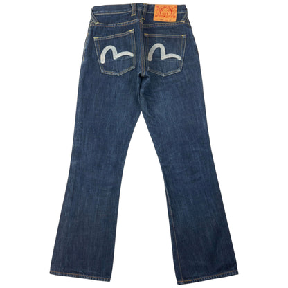 Vintage Evisu Double Gull Embroidered Japanese Denim Jeans Size W26
