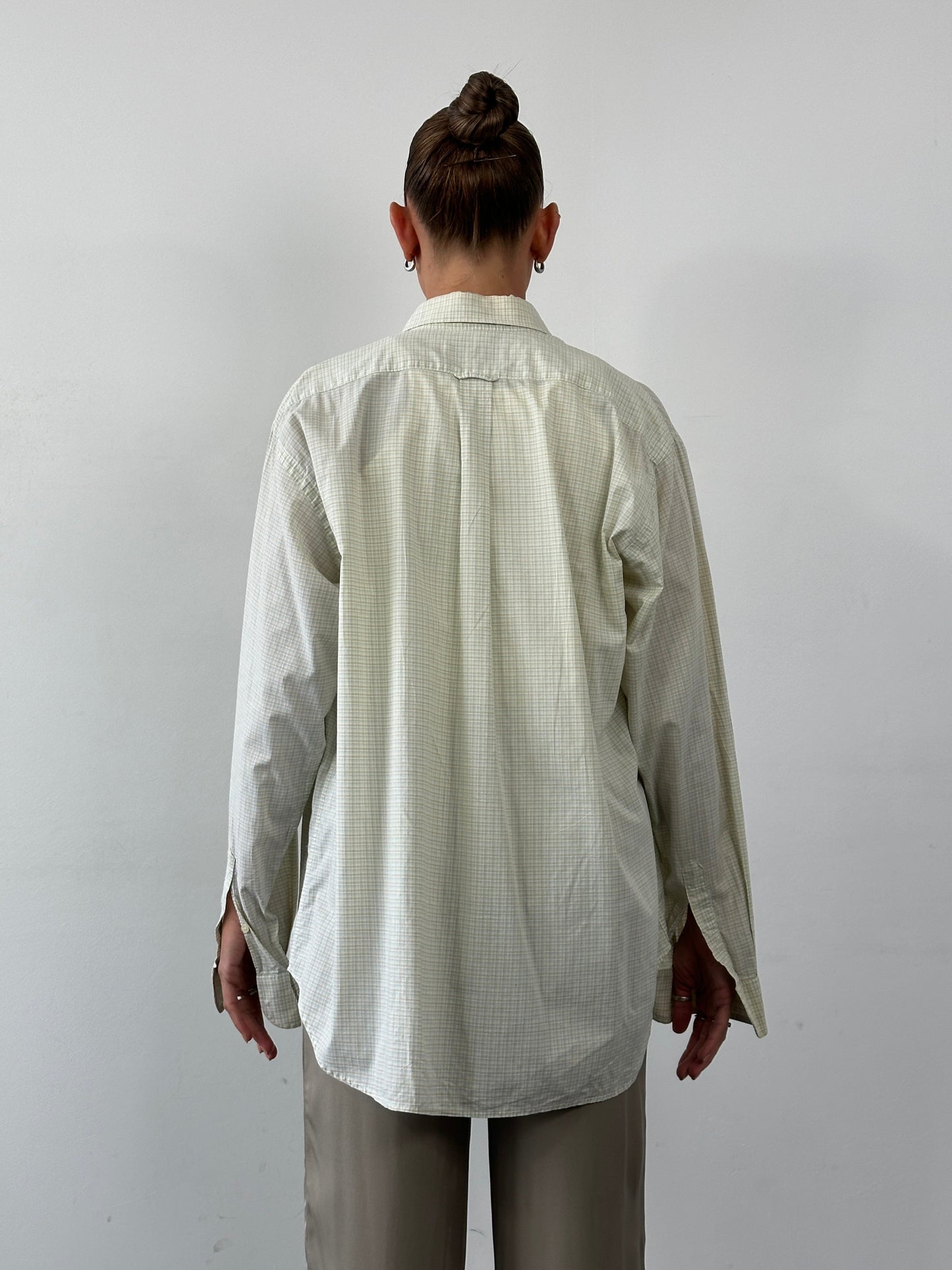 Burberry Pure Cotton Check Shirt - XL