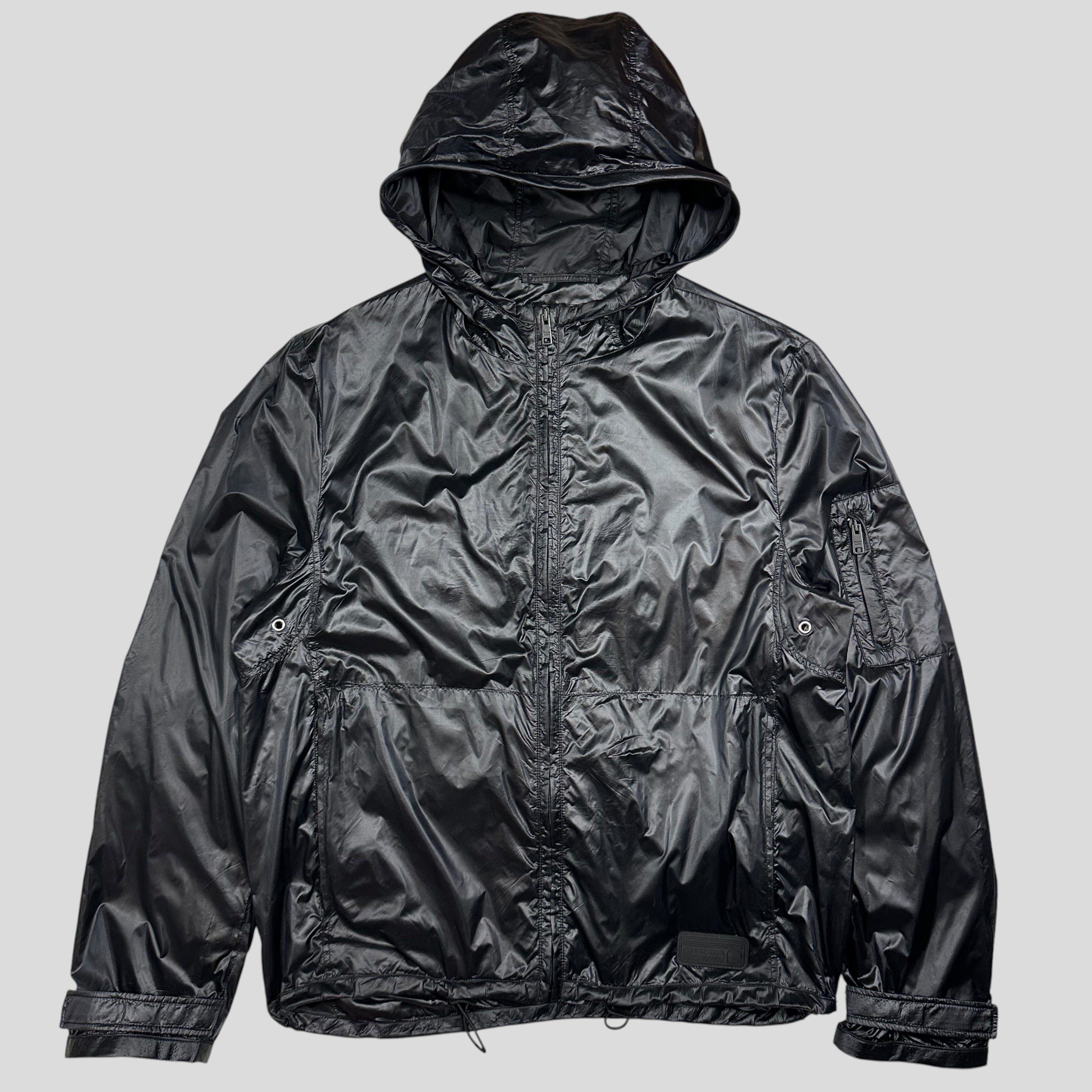 Vintage 90s Emporio Armani Packable Rain Jacket Size S – Known Source