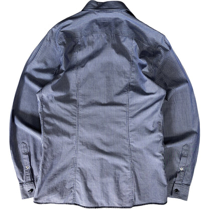 Armani Jeans 00’s Striped Shirt L | Large, Multicoloured