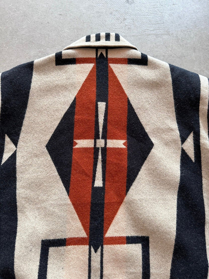 1990's Native Jackets Inc Woollen Bomber - L | X-Large, Red
