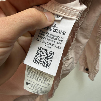 Stone Island Cotton Over Shirt (M) | Medium, Pink