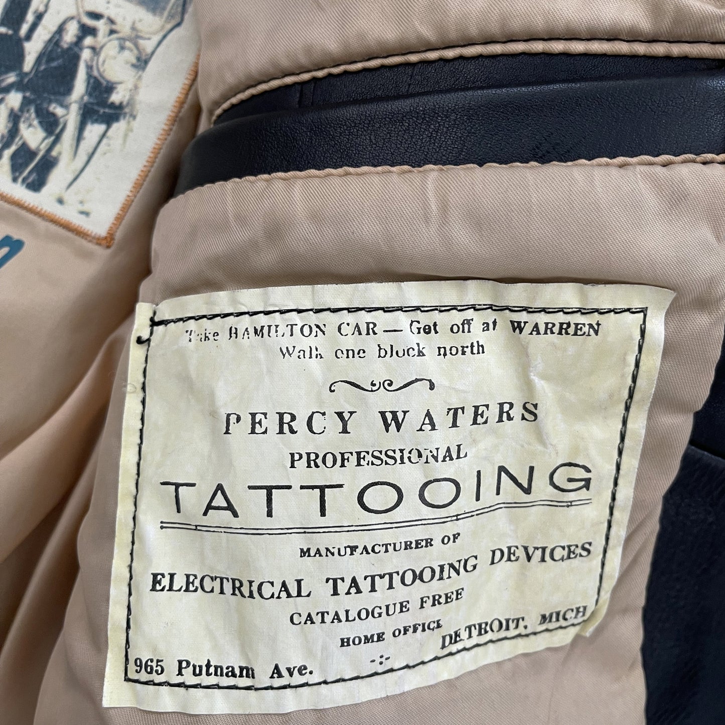 Avirex Leather Biker Motorcycle Jacket - S / M