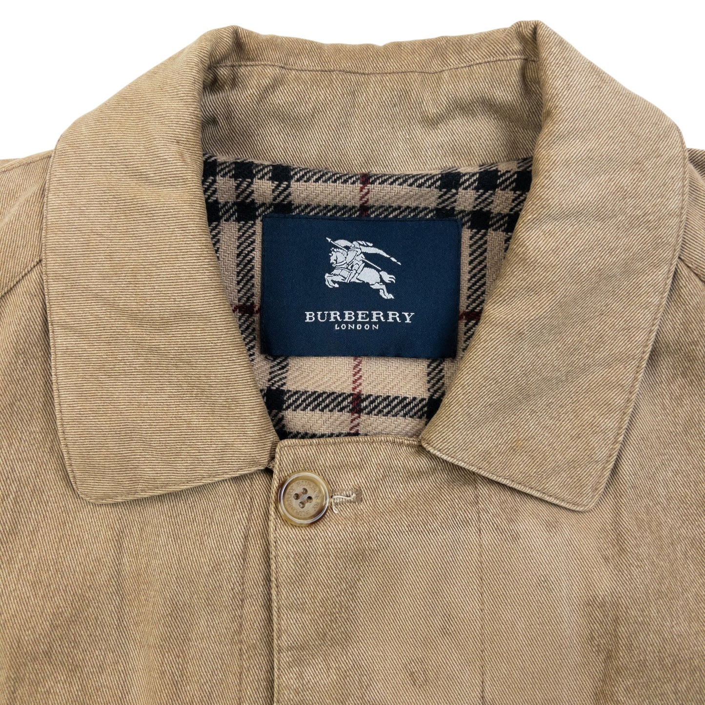 Vintage 2000s Burberry Button Up Trench Jacket Size XL | XL, Beige