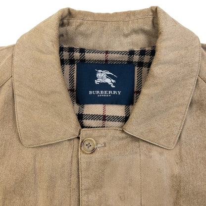 Vintage 2000s Burberry Button Up Trench Jacket Size XL | XL, Beige
