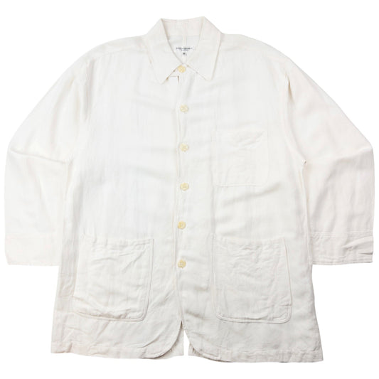 Vintage 2000s YSL Yves Saint Laurent Lightweight Jacket Size M | Medium, White