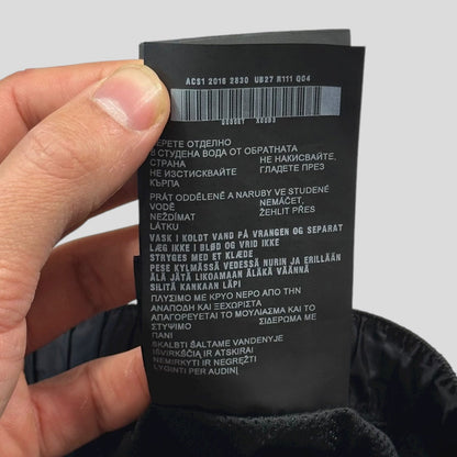 Prada Milano 2018 Black Nylon Red Tab Swim Shorts - IT48 (M)