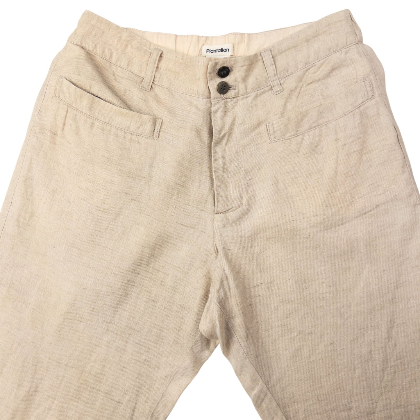 Vintage Plantation By Issey Miyake Lightweight Linen Trousers Size W30