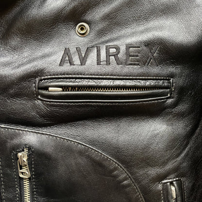 Avirex 'Daytona to LA' Leather Biker Jacket - S