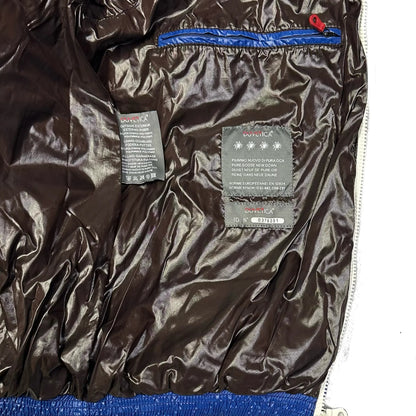 Duvetica Puffer Jacket In Blue & White ( M )