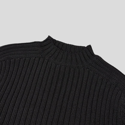 Gucci by Tom Ford 00’s Polypropylene Cable Knit Jumper - M/L | O/S, Black