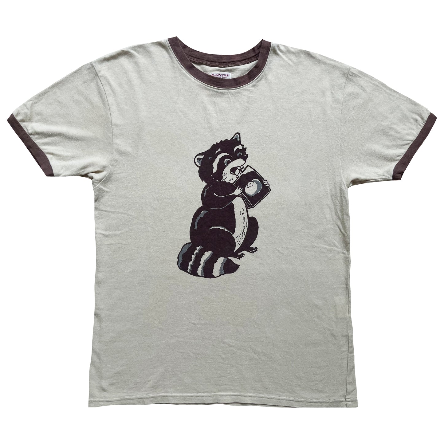Kapital Kakishibu Raccoon Ringer T-Shirt - M