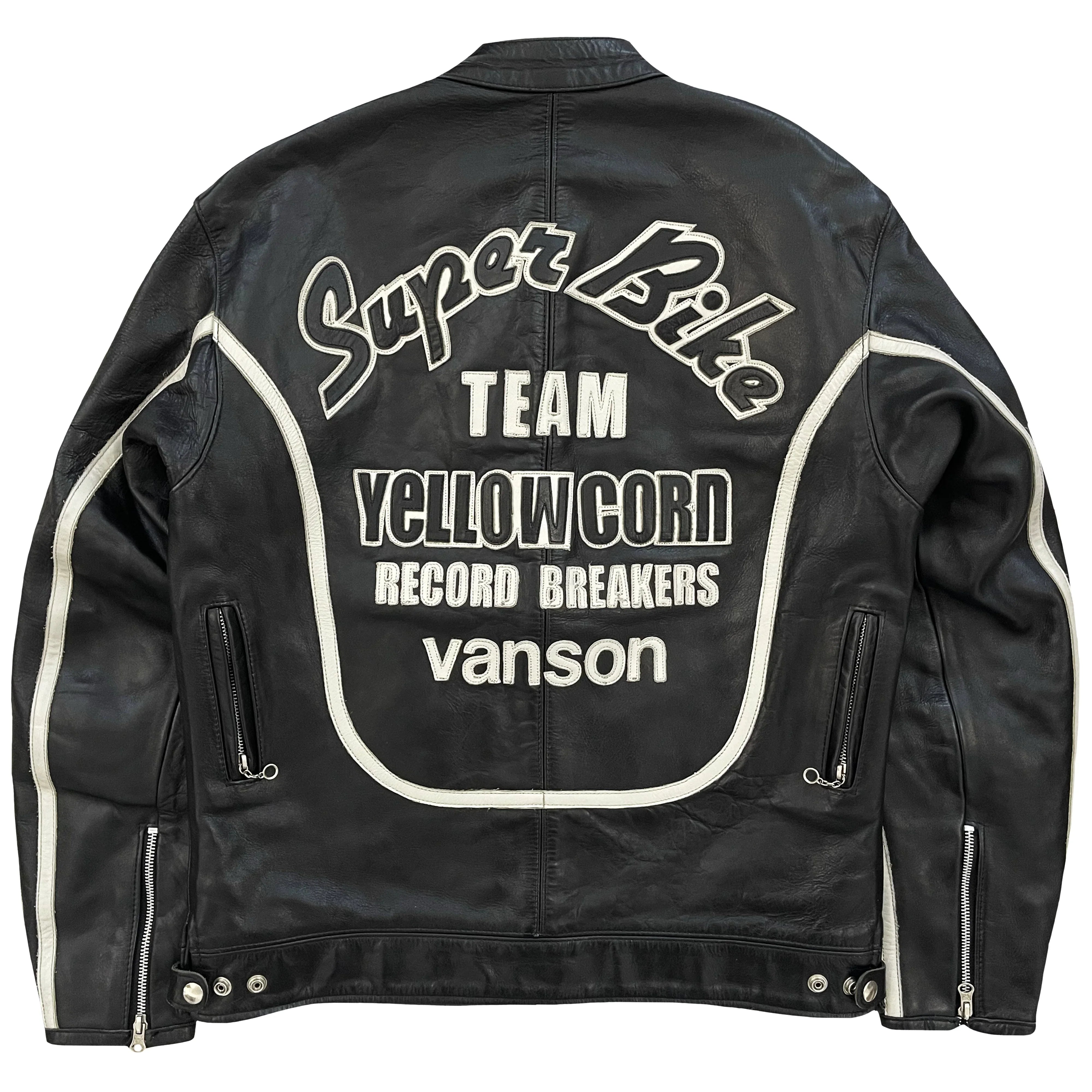 Vanson Leathers x Yellow Corn Motorcycle Racer Jacket - XL – Known