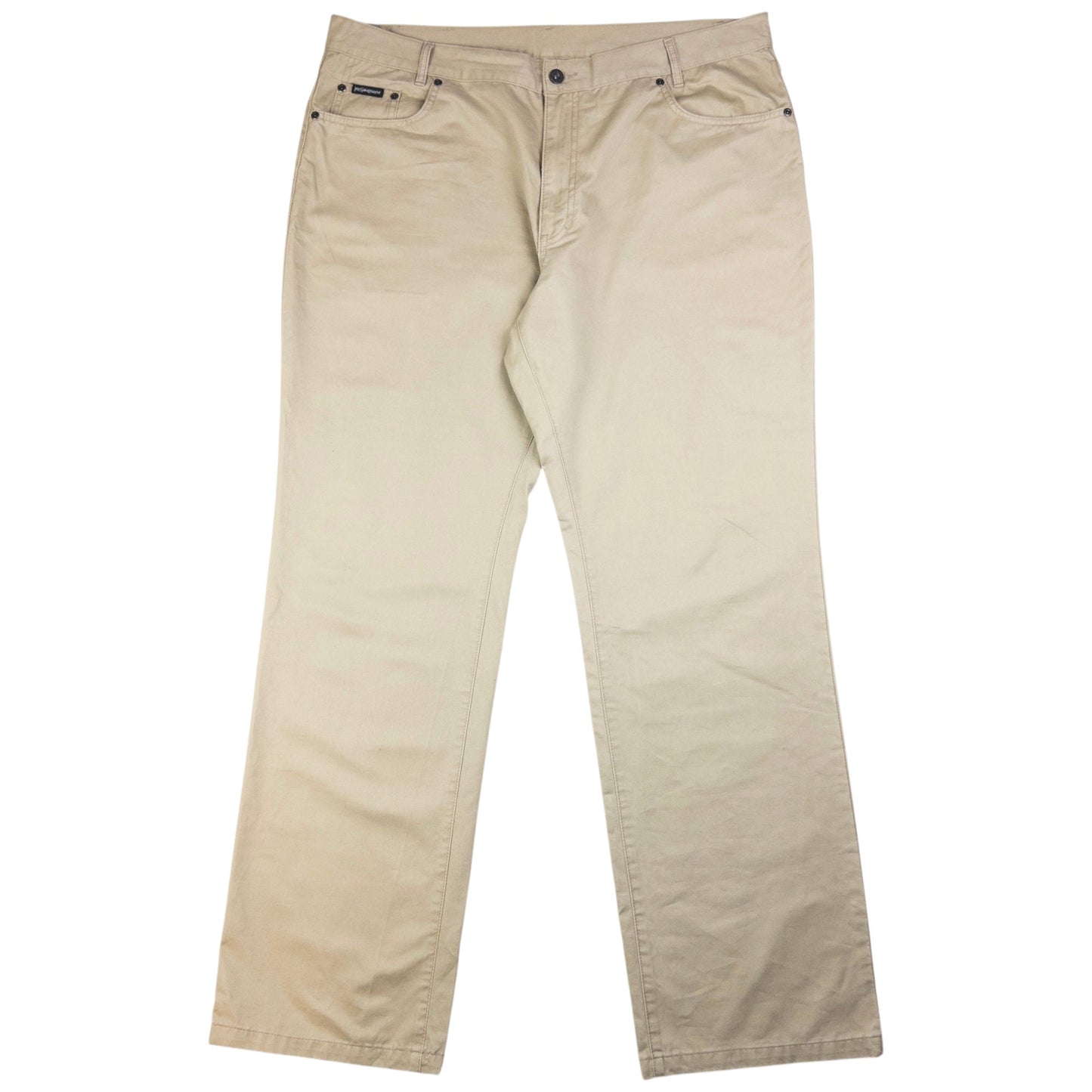 Vintage YSL Yves Saint Laurent Embroidered Chino Trousers Size W40