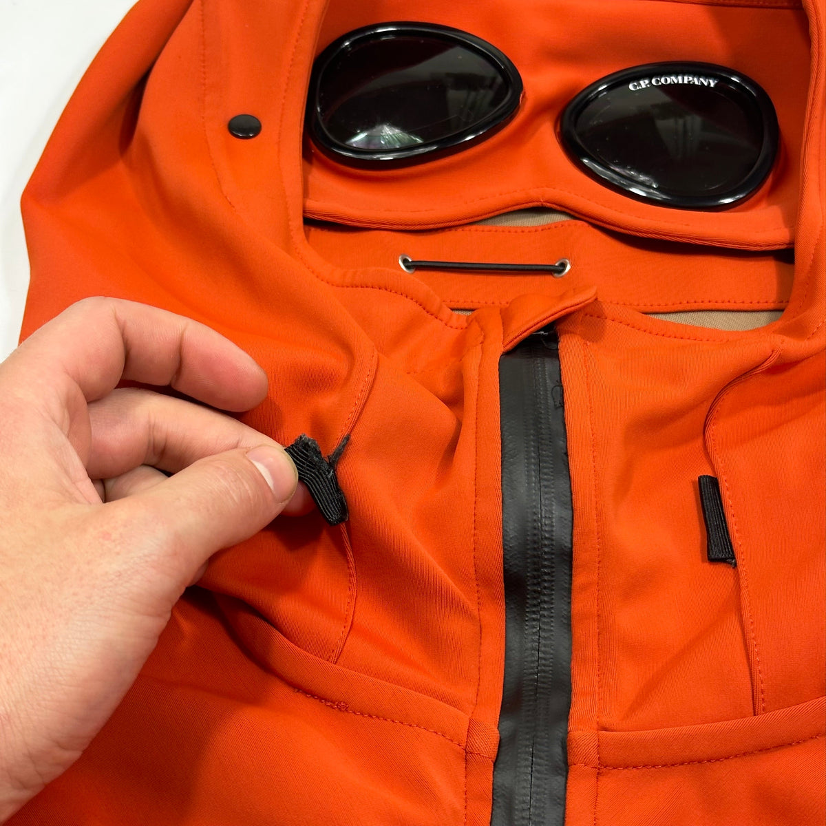 CP Company Soft Shell Goggle Jacket - M | Medium, Orange