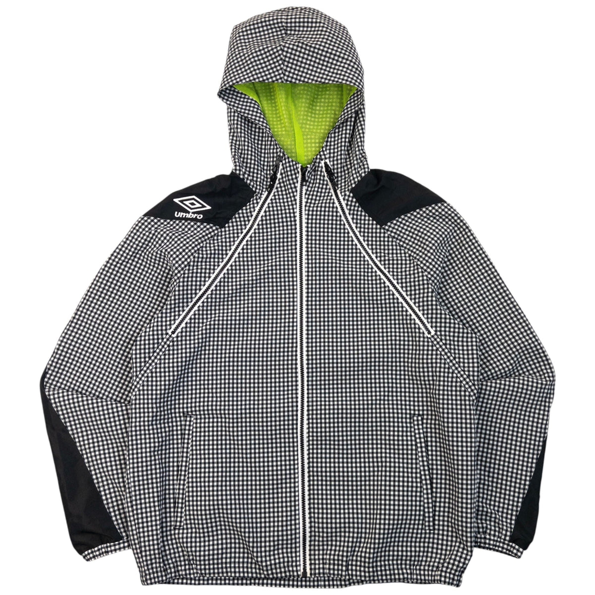 Vintage 2000s Umbro Triple Zip Checkered Jacket Size M | Medium, Multicoloured