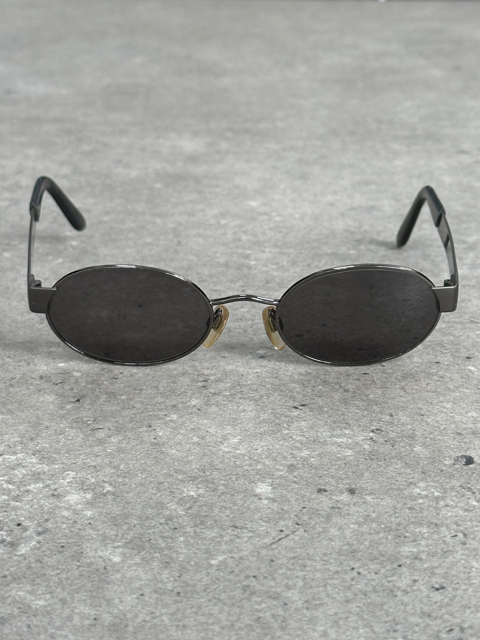 Giorgio Armani 1990s Oval Logo Sunglasses