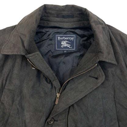 Vintage 90s Burberry Zip Up Jacket Size L | Large, Grey