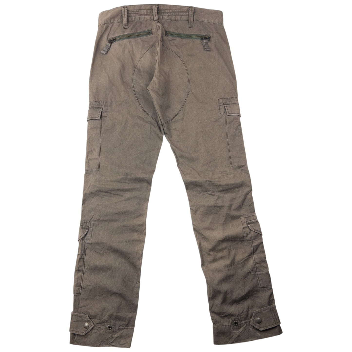 Vintage 2000s Ralph Lauren Cargo Trousers Womens Size W30 | W30, Brown