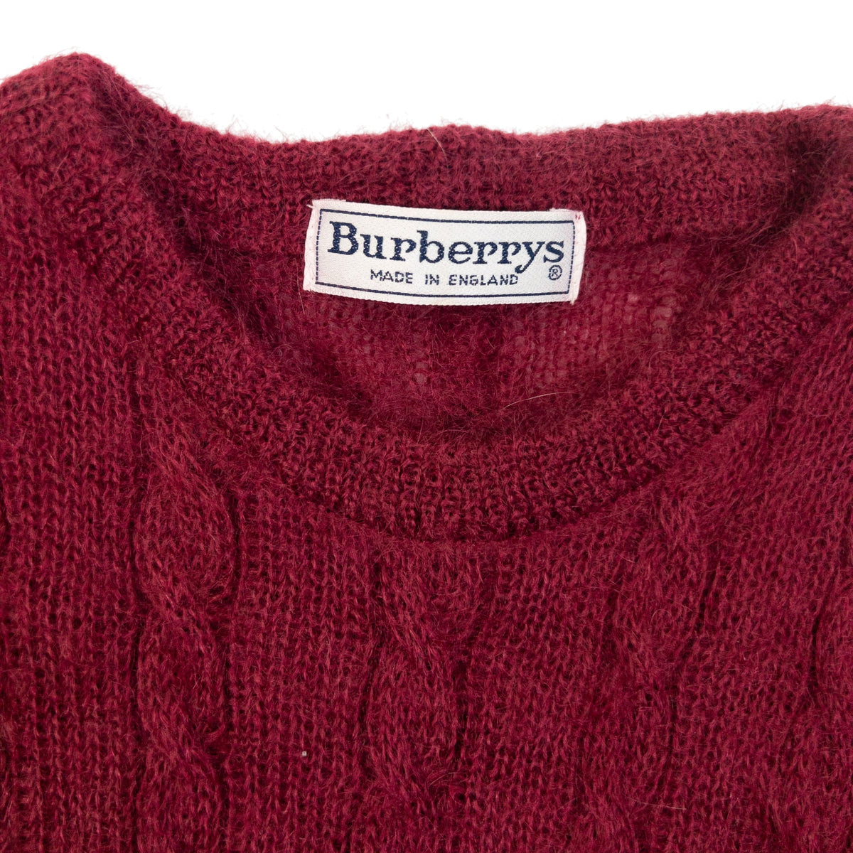 Vintage 90s Burberry Mohair Knit Jumper Size S | Small, Multicoloured