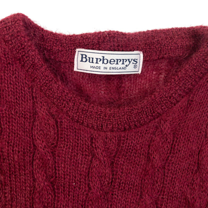 Vintage 90s Burberry Mohair Knit Jumper Size S | Small, Multicoloured