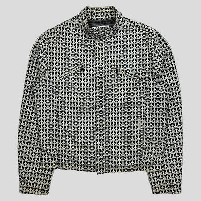 Moschino Jeans 1999 Peace Monogram Jacket - IT50