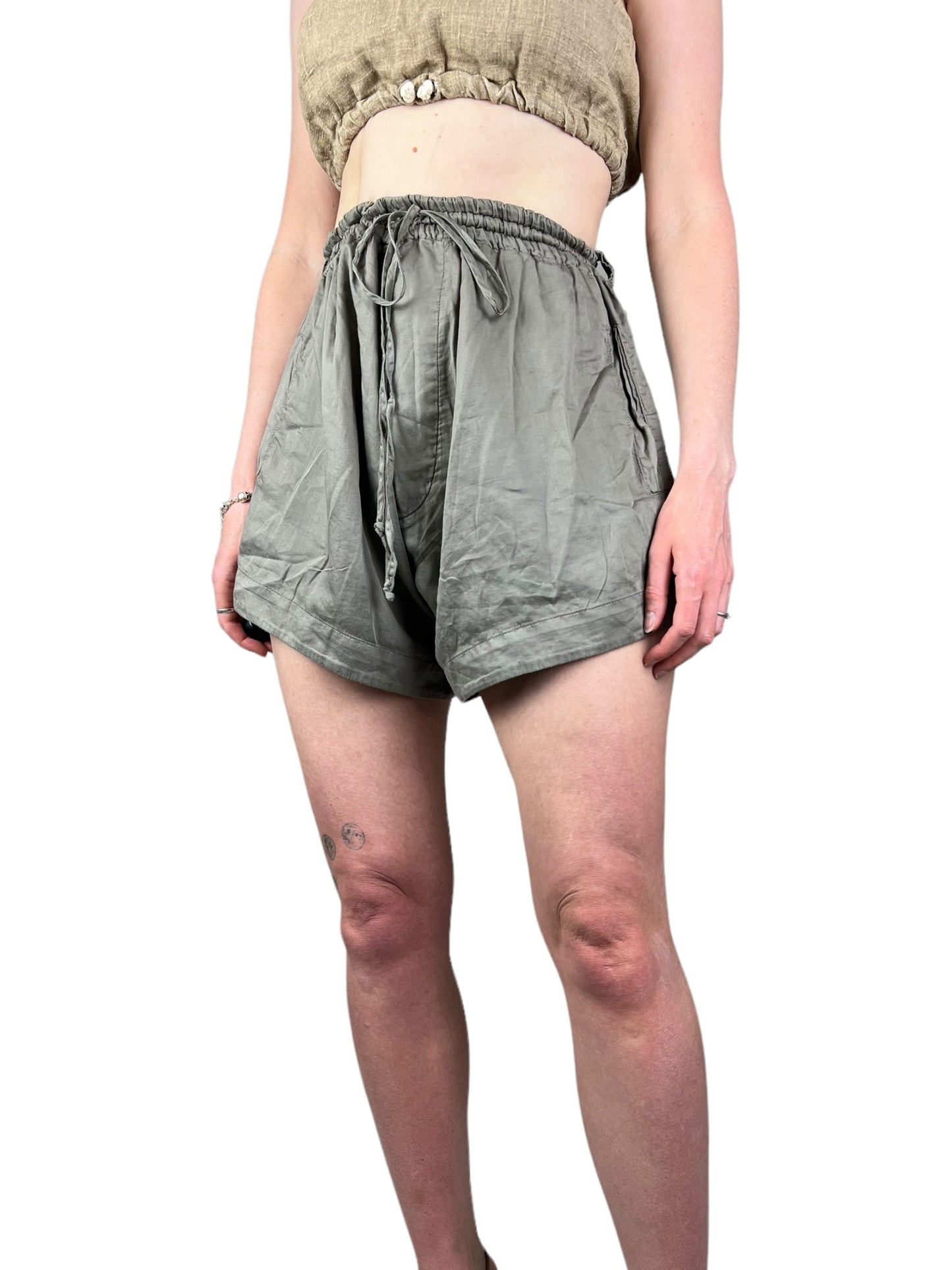 Vivienne Westwood Anglomania paper bag shorts