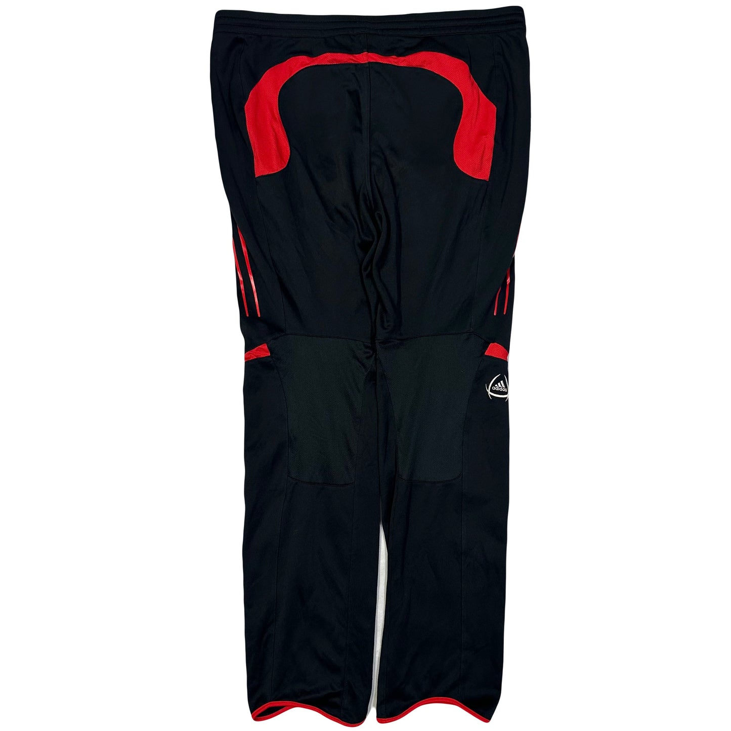 Adidas AC Milan 2004/05 Tracksuit Bottoms In Black & Red ( XL )