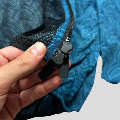 Burberry 2025 Unreleased SAMPLE Wave Print Nylon Logo Jacket - M/L