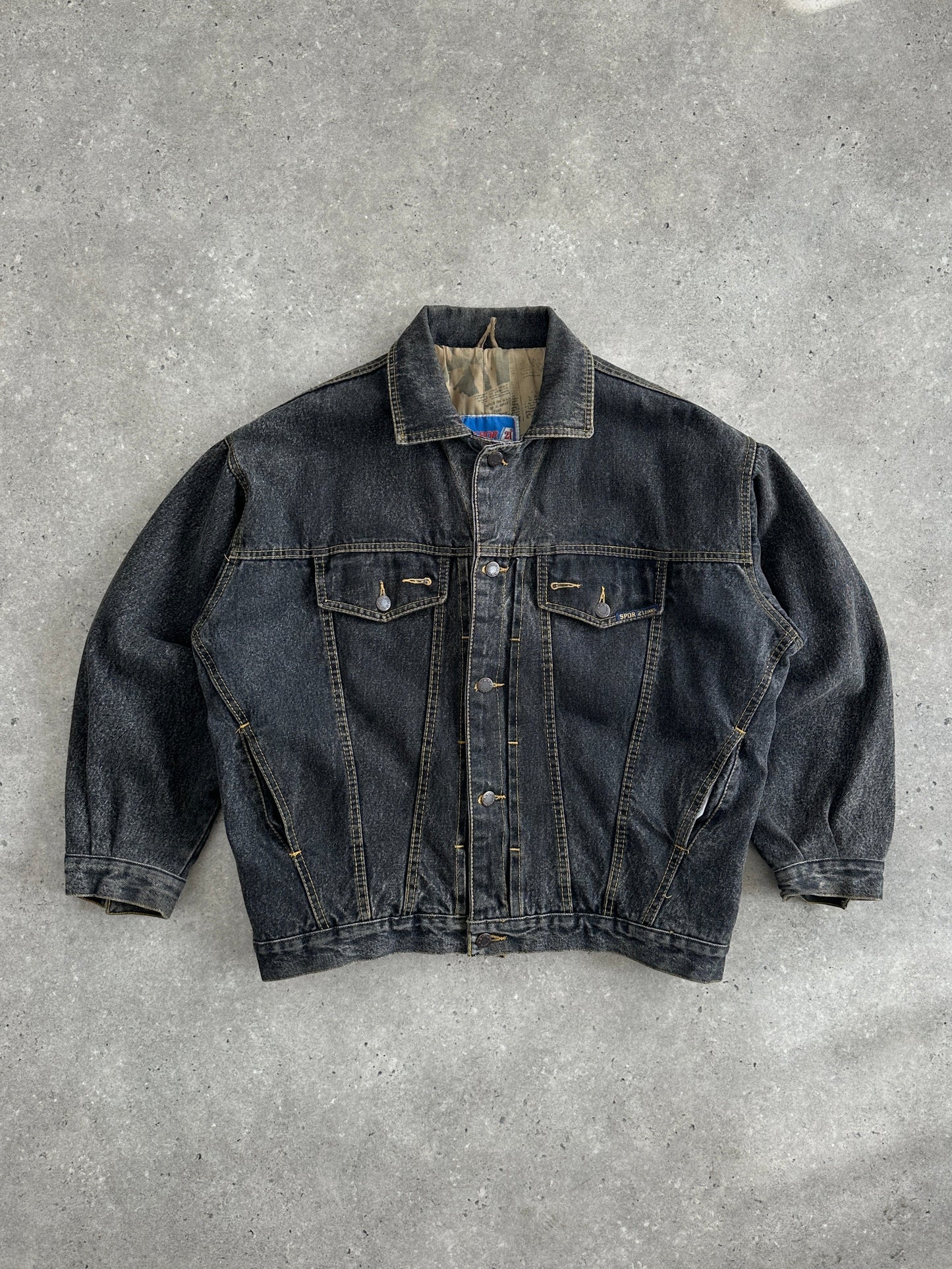 Vintage 1990s Boxy Denim Jacket - M