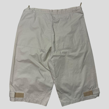 Prada Sport 2006 Technical Cotton Adjustable Long Shorts - L/XL