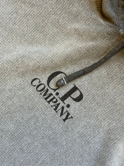 C.P. Company Chenille Two Tone Knit Hooded Sweatshirt XL | O/S, Grey