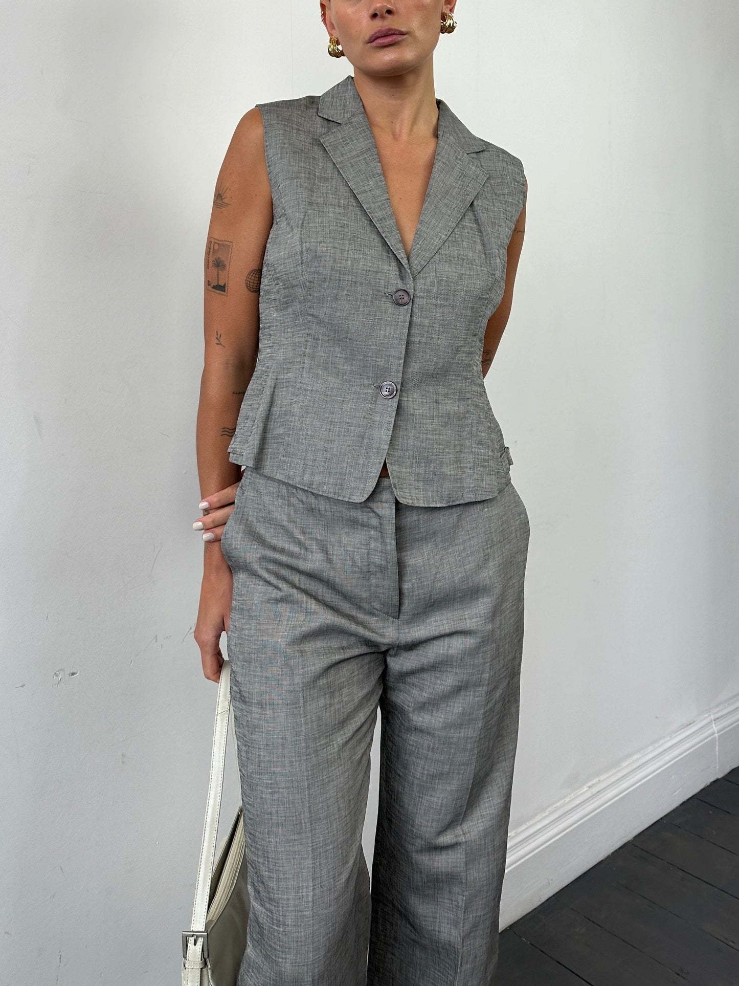 Max Mara Cotton Waistcoat - S/M